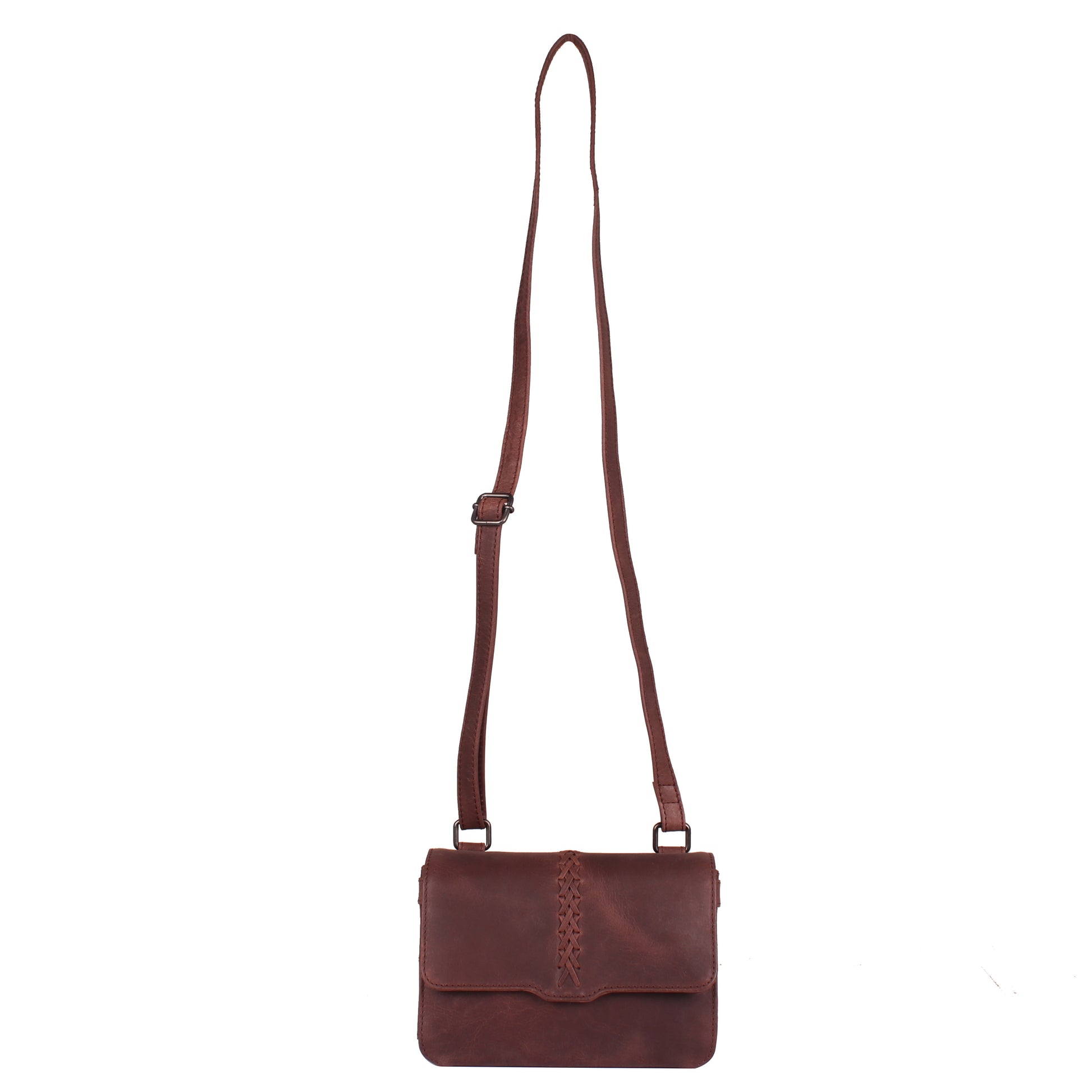 Kailey Leather Purse Pack | Conceal Carry for Women Mahogany